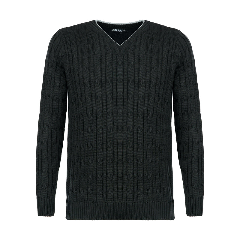 Moški pulover Francesco - črn